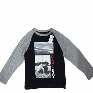 2/$13 Glow in the dark Game Day football tee